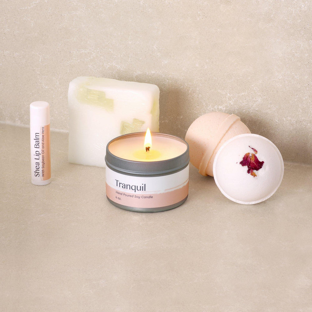 21st Birthday Compass Necklace Spa Gift Box Set