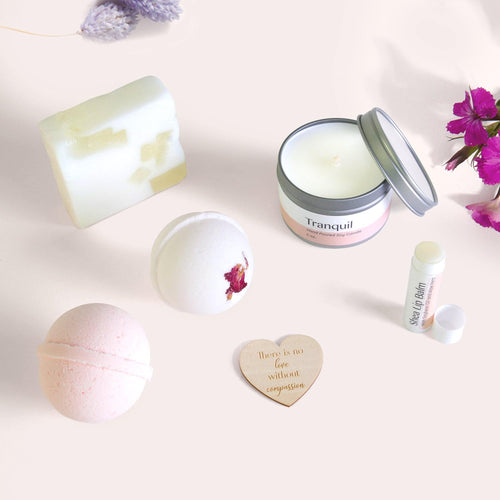 30th Birthday Compass Necklace Spa Gift Box Set